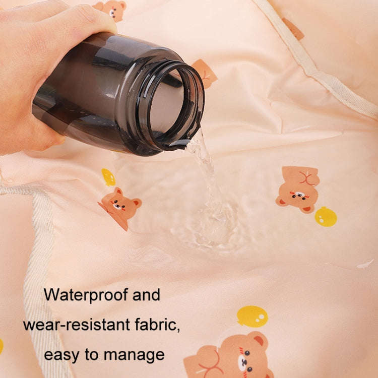 Car Multifunctional Rear Seat Net Pocket Hanging Storage Bag(Tulip Bunny)