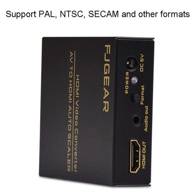 FJGEAR FJ-AH1308 AV To HDMI Converter With Auto Scaling