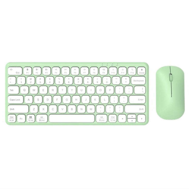 B087 2.4G Portable 78 Keys Dual Mode Wireless Bluetooth Keyboard And Mouse, Style: Keyboard Mouse...
