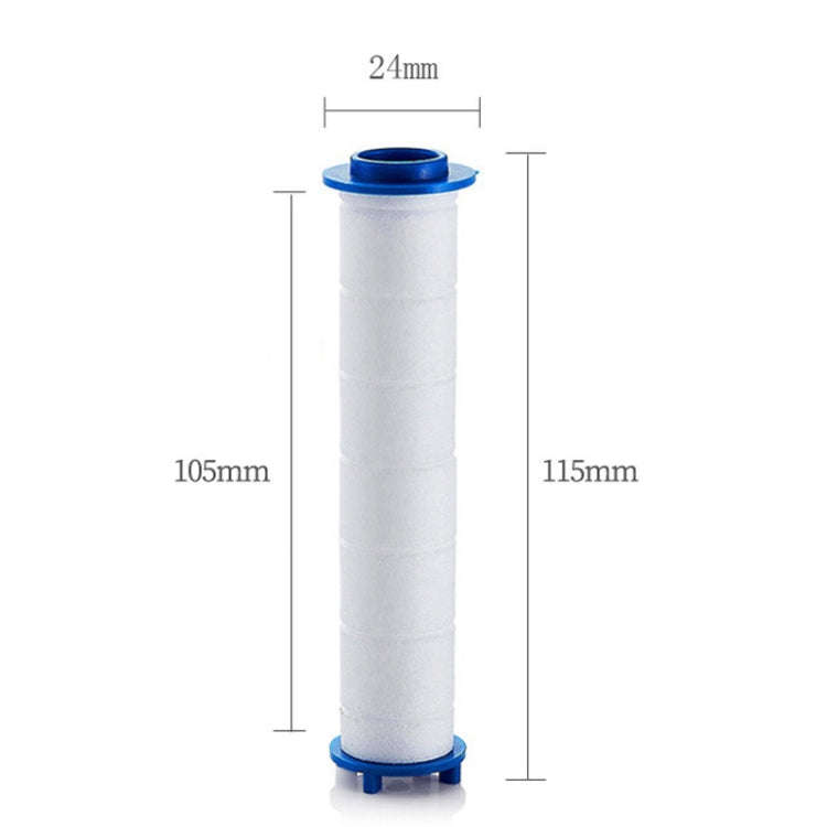 Water Filter Shower Head Home PP Cotton Filter Booster Handheld Lotus Flush, Color: Transparent+3...