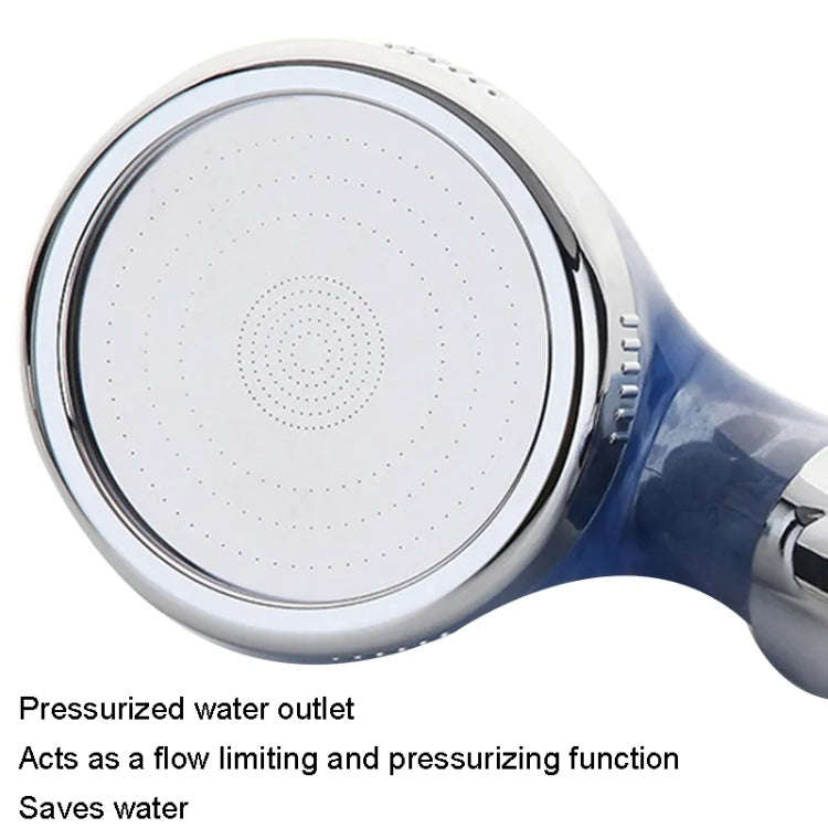 Water Filter Shower Head Home PP Cotton Filter Booster Handheld Lotus Flush, Color: Transparent