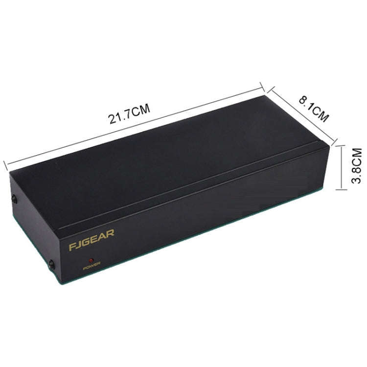 FJGEAR FJ-108AV Audio Video Splitter 1 In 8 Out CVBS Separator