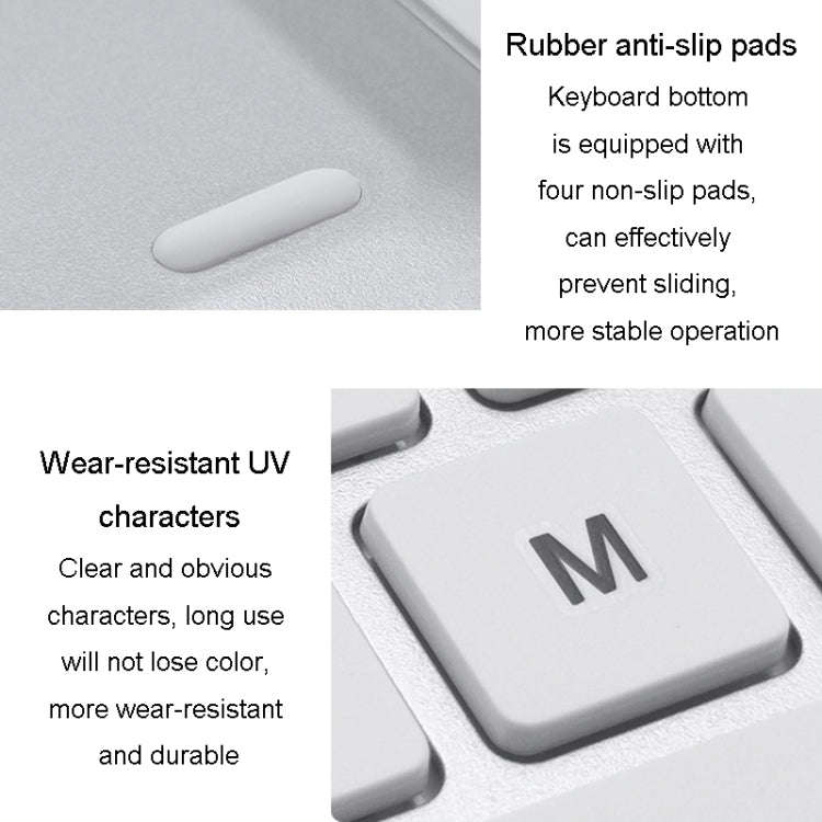 B035 2.4G Wireless Keyboard Scissor Foot Construction Silent Office Laptop External Keyboard, Col...