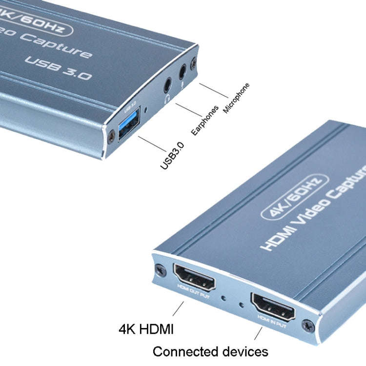 FJGEAR FJ-HU30A USB3.0 Capture Card 4K Game Live Recording Box