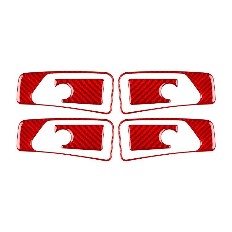 For Mercedes-Benz G-Class W463 8pcs /Set Inner Handle Set Stickers(Red)