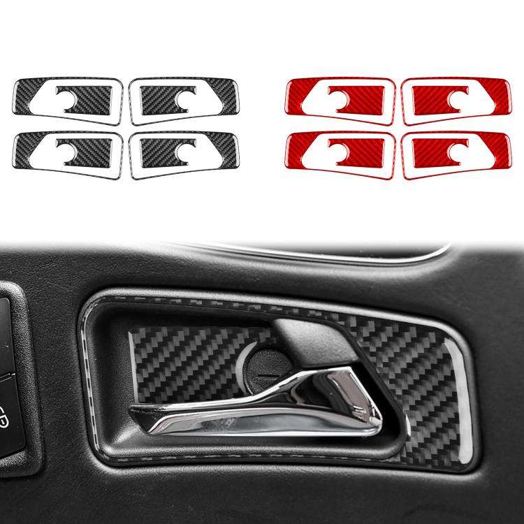 For Mercedes-Benz G-Class W463 8pcs /Set Inner Handle Set Stickers(Red)