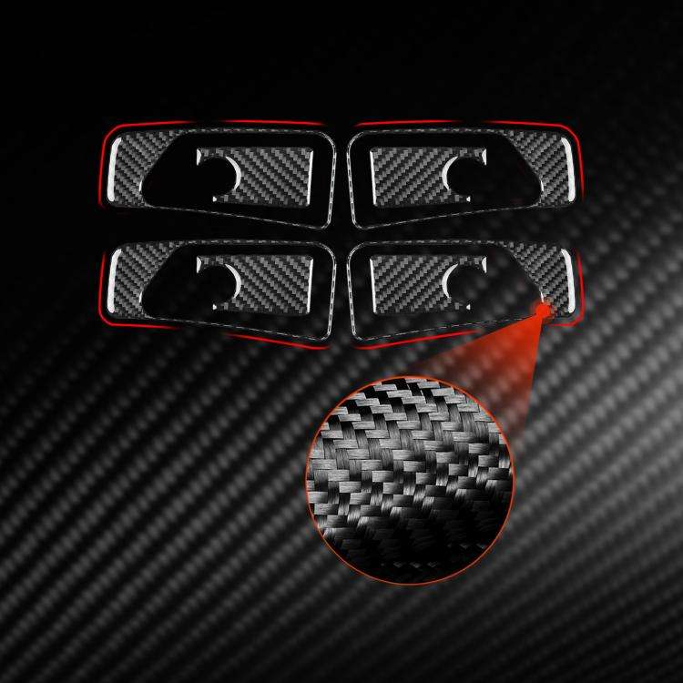 For Mercedes-Benz G-Class W463 8pcs /Set Inner Handle Set Stickers(Black)