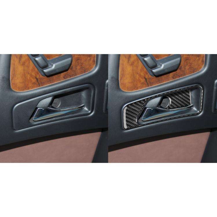For Mercedes-Benz G-Class W463 8pcs /Set Inner Handle Set Stickers(Black)