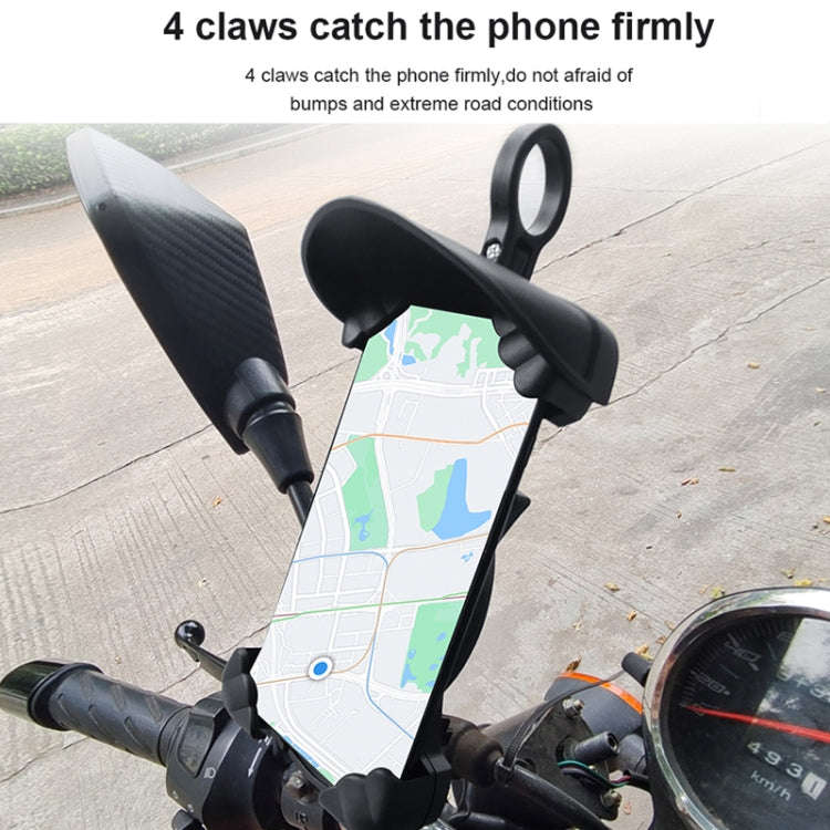 Motorcycle Sunshade Rainproof Mobile Phone Holder, Shape: Handlebar Holder No Charge