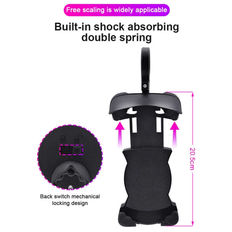 Motorcycle Sunshade Rainproof Mobile Phone Holder, Shape: Handlebar Holder No Charge
