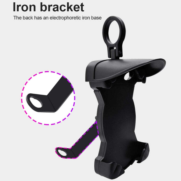 Motorcycle Sunshade Rainproof Mobile Phone Holder, Shape: Handlebar Holder No Charge
