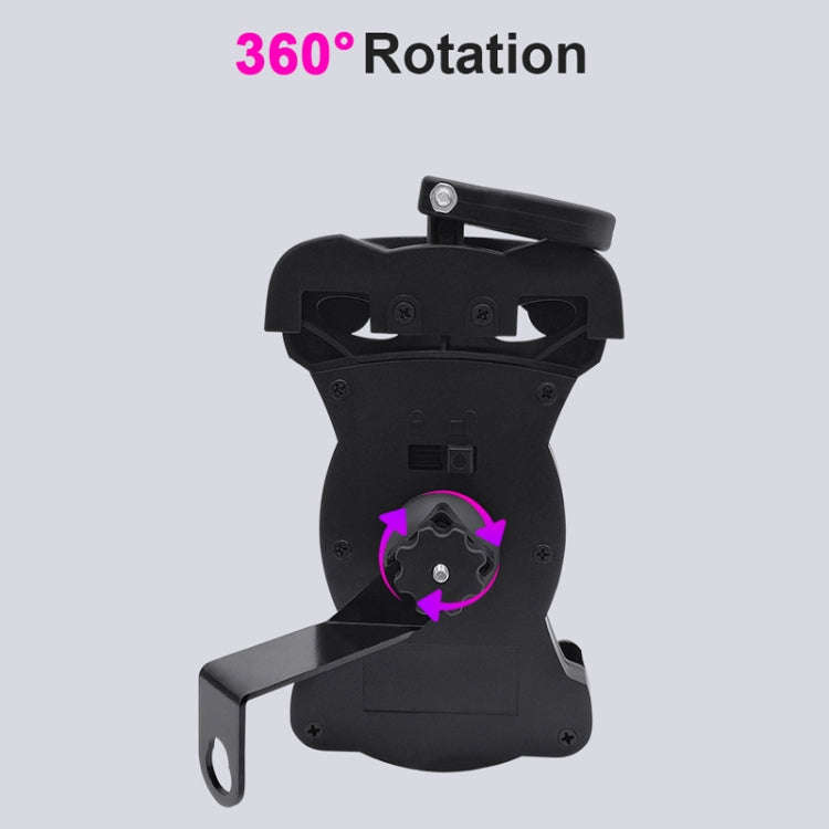 Motorcycle Sunshade Rainproof Mobile Phone Holder, Shape: Handlebar Holder No Charge