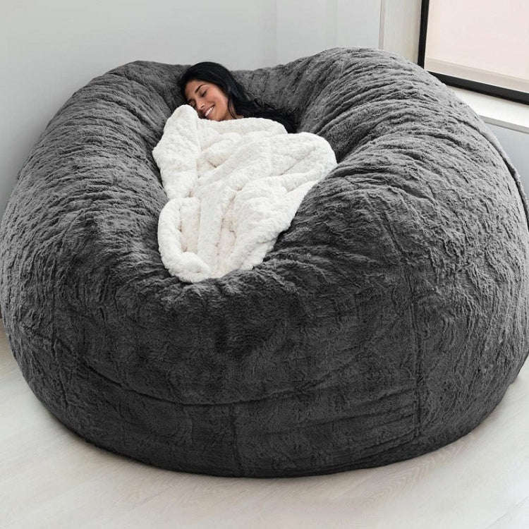 180x90cm Cloth Cover Lazy Sofa Bean Bag Living Room Simple Sofa Tatami Fabric Cover Without Fille...