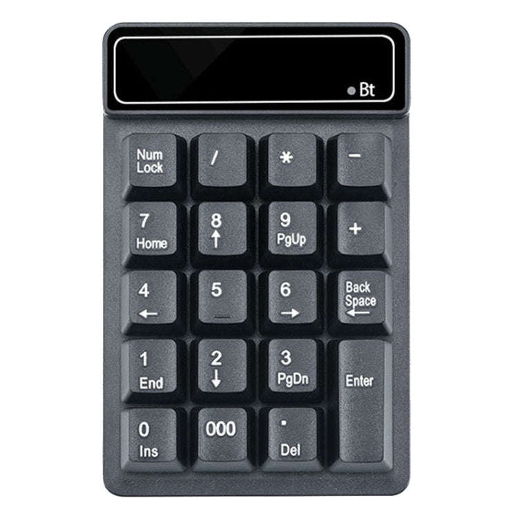 K6 19 Key Mini Wireless Bluetooth Digital Keyboard Suspended Mechanical Universal Keypad 4.0(Black)