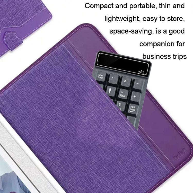 K6 19 Key Mini Wireless Bluetooth Digital Keyboard Suspended Mechanical Universal Keypad 4.0(Black)