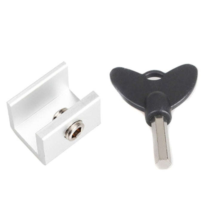 Child Safety Protection Screen Window Limiter Sliding Door Latch With Key, Model: Wider Model+Str...