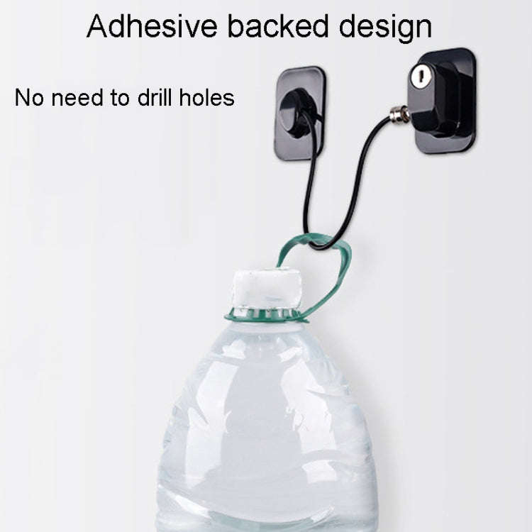 Door And Window Limiters Child Security Anti-Theft Latch With Key(Black)