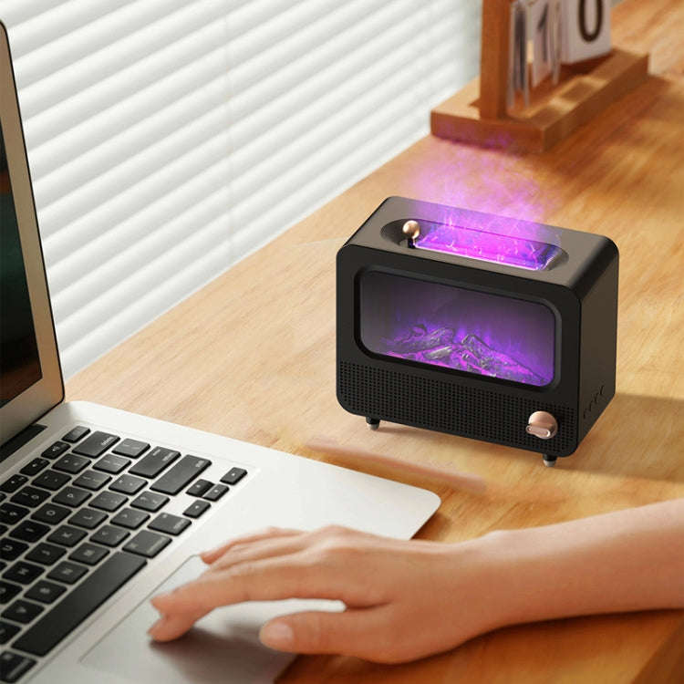 USB White Noise Simulation Flame Fire Furnace Aromatherapy Machine Indoor Large Spray Measurement...