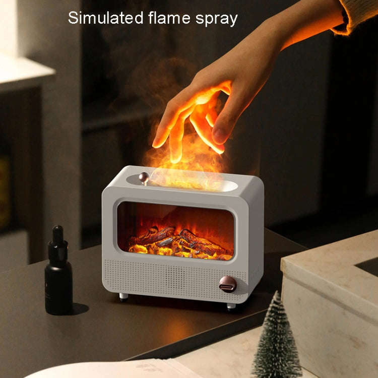 USB White Noise Simulation Flame Fire Furnace Aromatherapy Machine Indoor Large Spray Measurement...