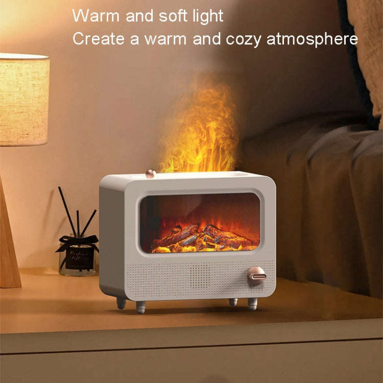 USB White Noise Simulation Flame Fire Furnace Aromatherapy Machine Indoor Large Spray Measurement...