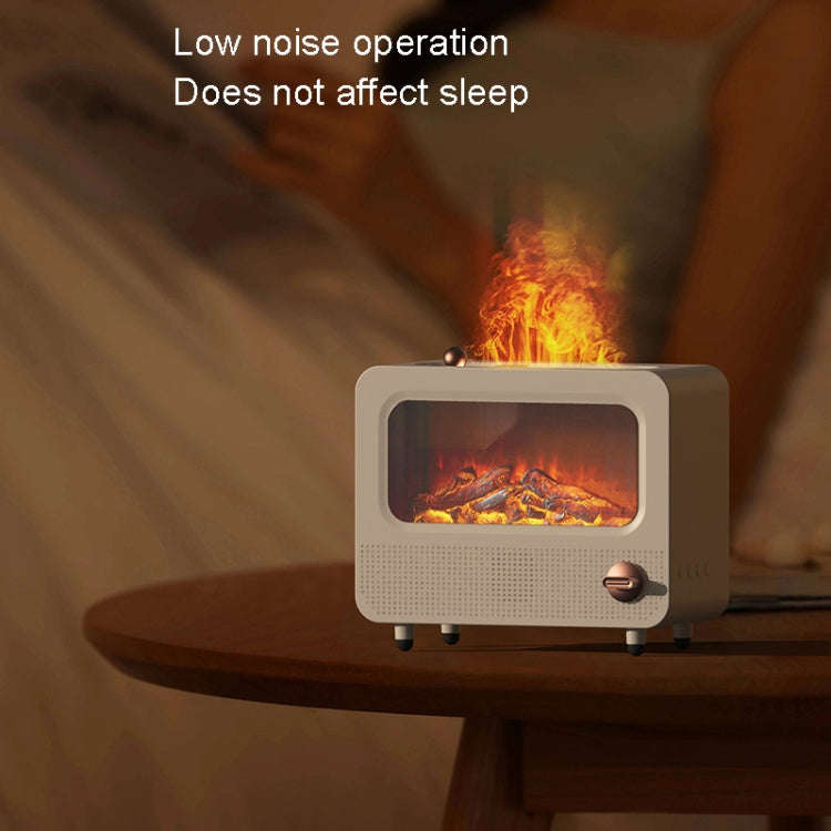 USB White Noise Simulation Flame Fire Furnace Aromatherapy Machine Indoor Large Spray Measurement...