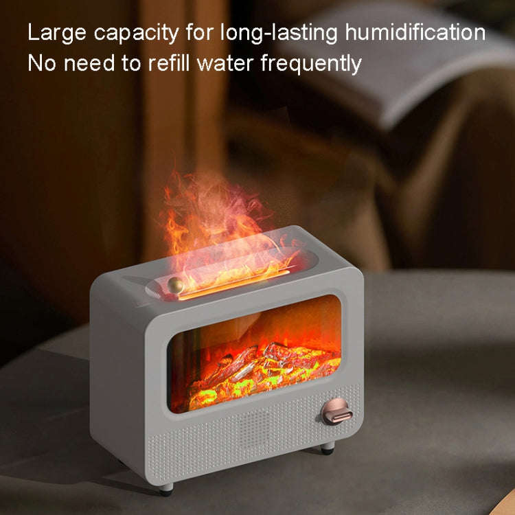 USB White Noise Simulation Flame Fire Furnace Aromatherapy Machine Indoor Large Spray Measurement...