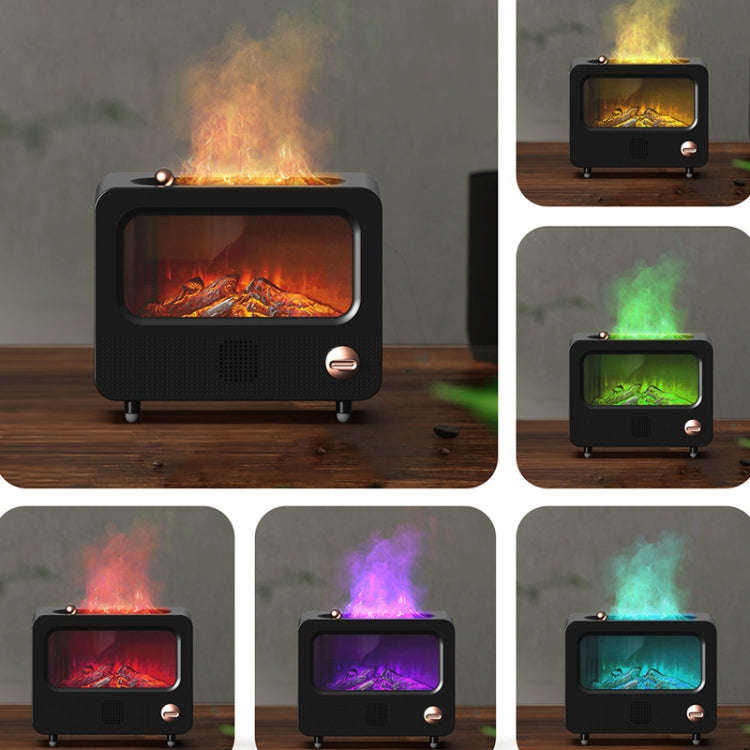 USB White Noise Simulation Flame Fire Furnace Aromatherapy Machine Indoor Large Spray Measurement...