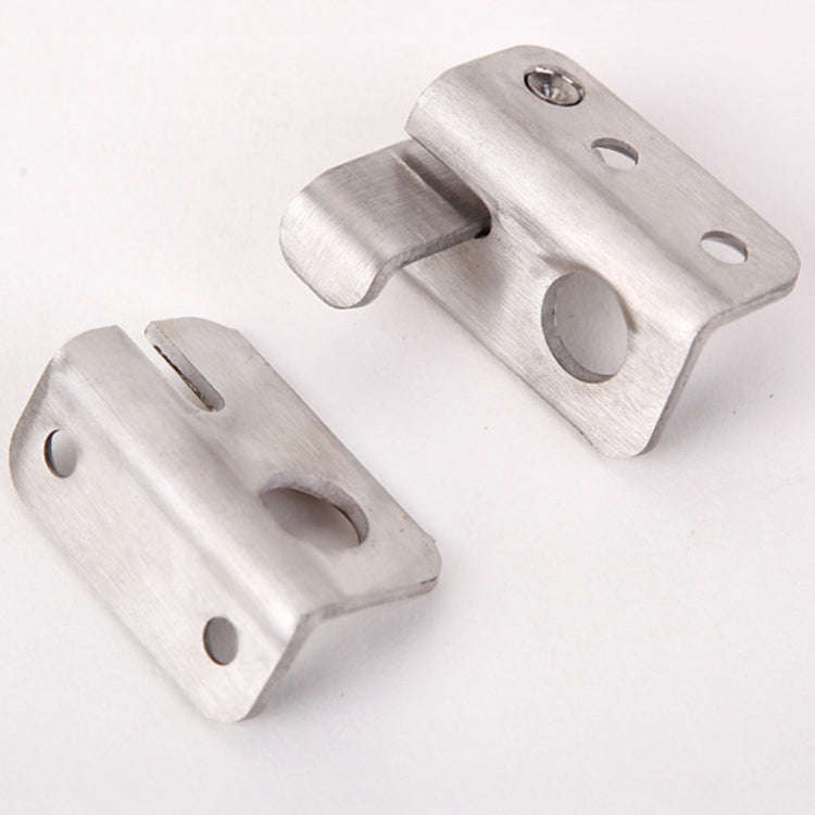 Large Right Open Stainless Steel Sliding Door Latch No Punch Latch Door Bolt Catch With Screw