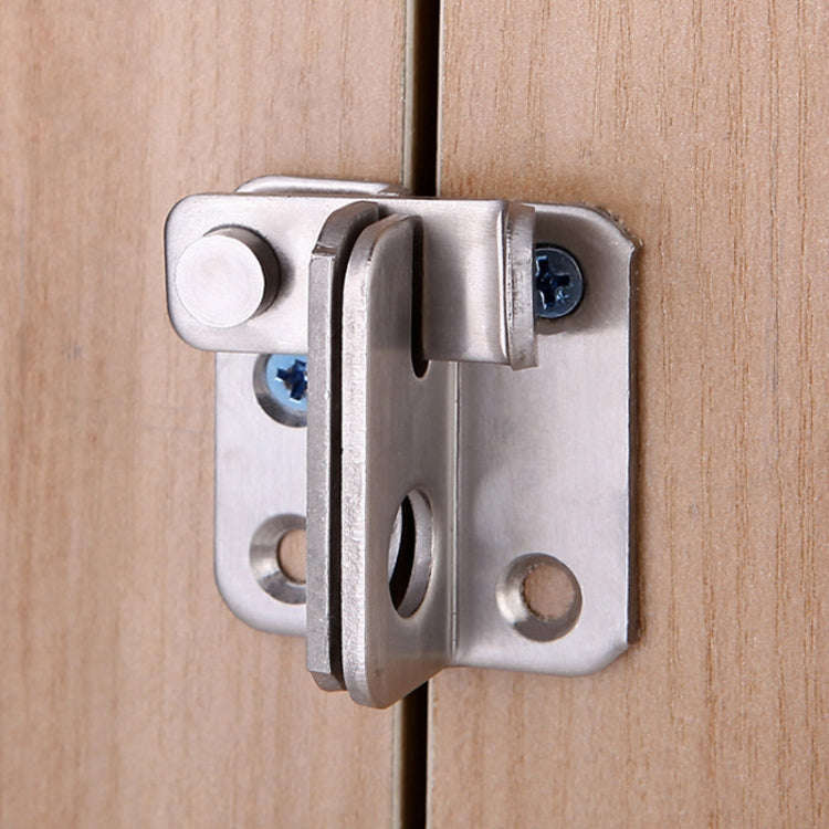 Large Left Open Stainless Steel Sliding Door Latch No Punch Latch Door Bolt Catch With Screw