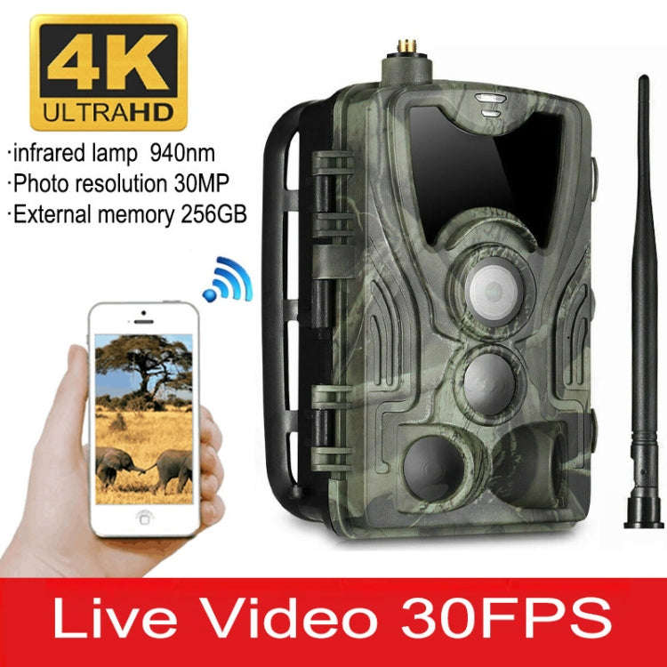 HC-801Pro 4K 4G Outdoor Hunting Camera App Remote Mobile Phone Control To View Photos And Video A...