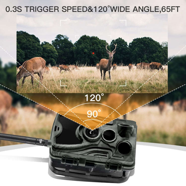 HC-801Pro 4K 4G Outdoor Hunting Camera App Remote Mobile Phone Control To View Photos And Video A...