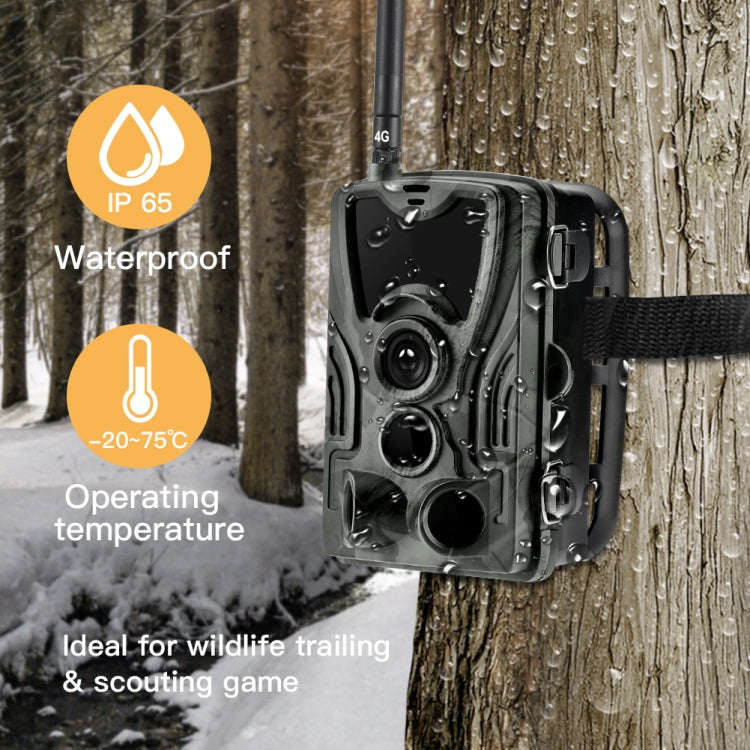 HC-801Pro 4K 4G Outdoor Hunting Camera App Remote Mobile Phone Control To View Photos And Video A...