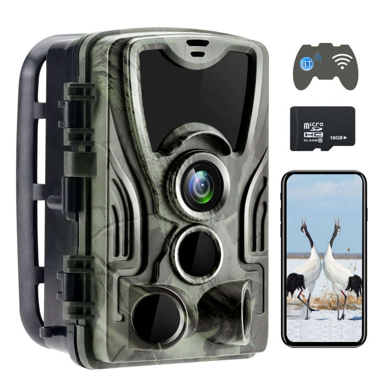 WiFi801Pro 4K Outdoor Tracking Hunting Camera APP Remote Phone Control To View Photos / Video At ...