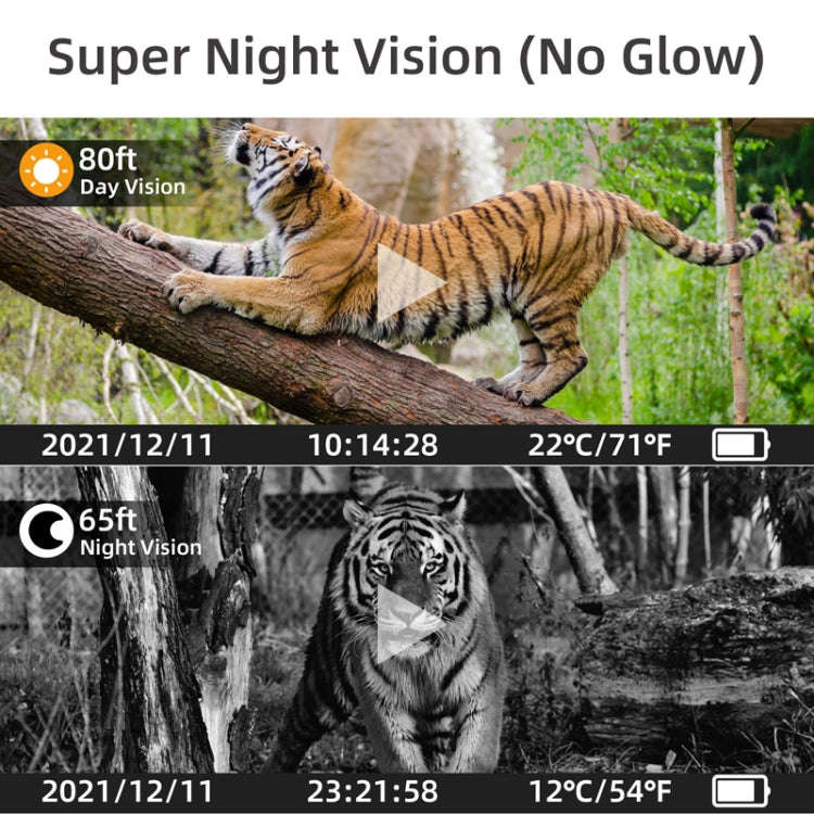 WiFi801Pro 4K Outdoor Tracking Hunting Camera APP Remote Phone Control To View Photos / Video At ...