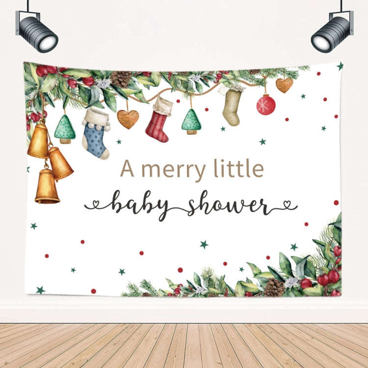 150 x 100cm Peach Skin Christmas Photography Background Cloth Party Room Decoration, Style: 9