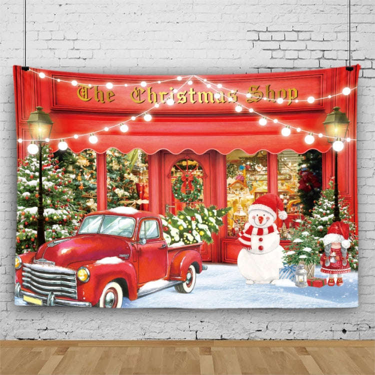 150 x 150cm Peach Skin Christmas Photography Background Cloth Party Room Decoration, Style: 3