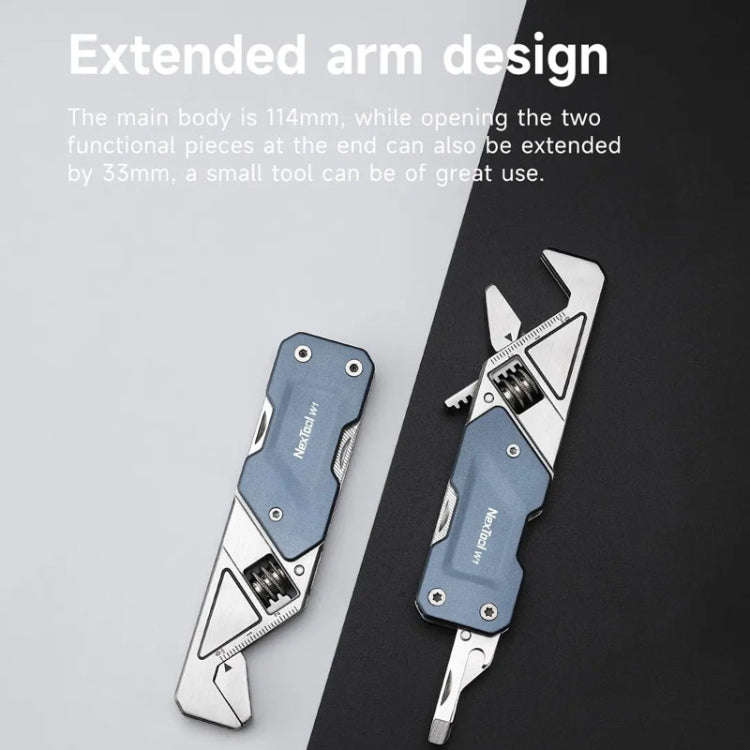 Nextool  6-in-1 Multi-functional Mini Wrench Portable Folding Knife File Screwdriver Bottle Opene...