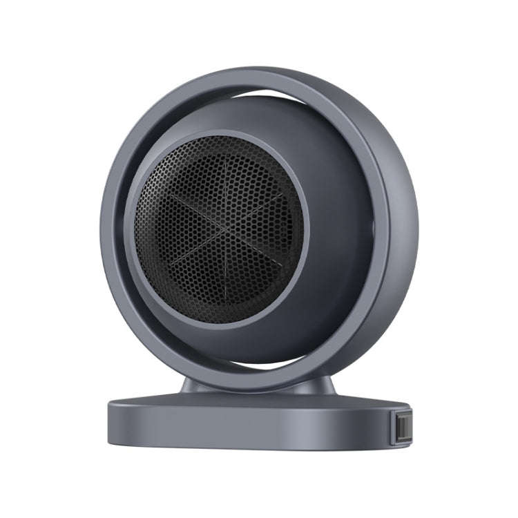 380W Earth Little Sun Heater Home Energy Saving Electric Stove Desktop Mini Heater  US Plug(Gray)