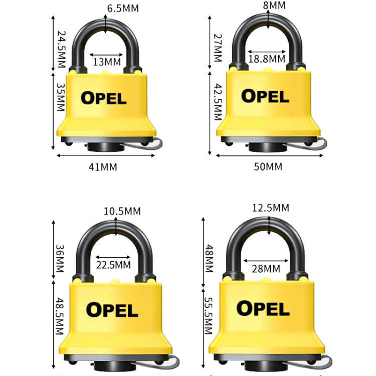 Large Copper Waterproof Padlock Anti-Theft Locker Lock