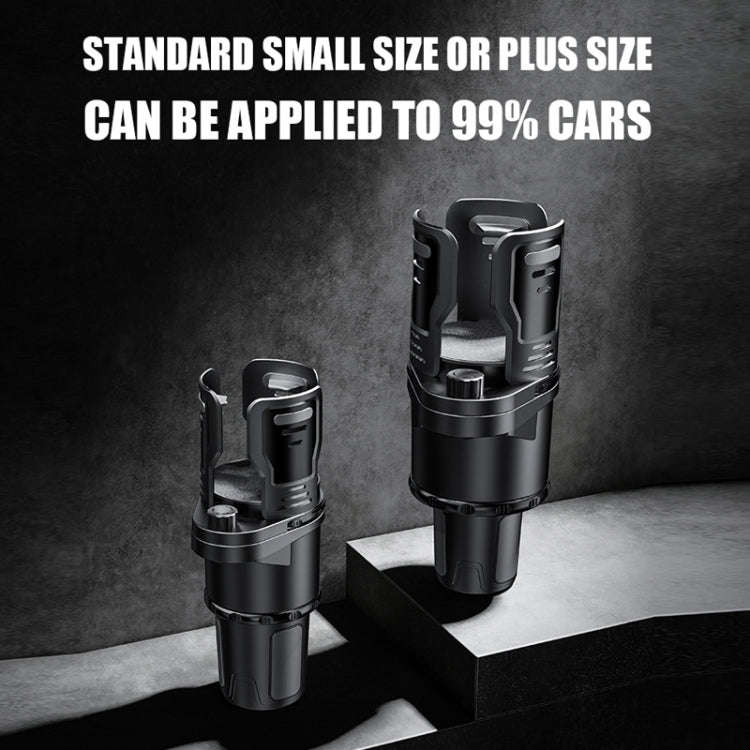 Multifunctional Car Water Cup Holder Drink Holder with Switch Lock, Size: Small