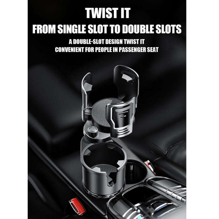 Multifunctional Car Water Cup Holder Drink Holder with Switch Lock, Size: Small