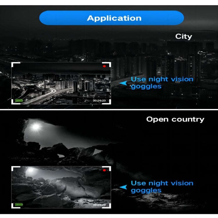 NVI-660 24MP 1080P Outdoor HD Night Visual Infrared Digital Night Vision Instrument