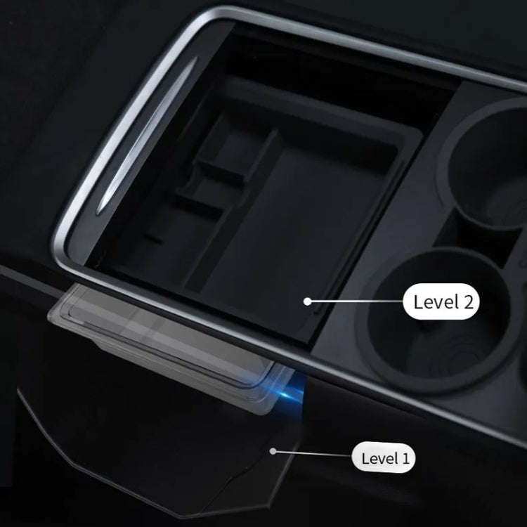 For Tesla Model 3 / Y Center Armrest Storage Box Car Modification Accessories Central Storage Box...