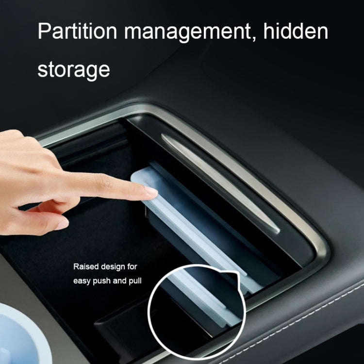 For Tesla Model 3 / Y Center Armrest Storage Box Car Modification Accessories Central Storage Box...