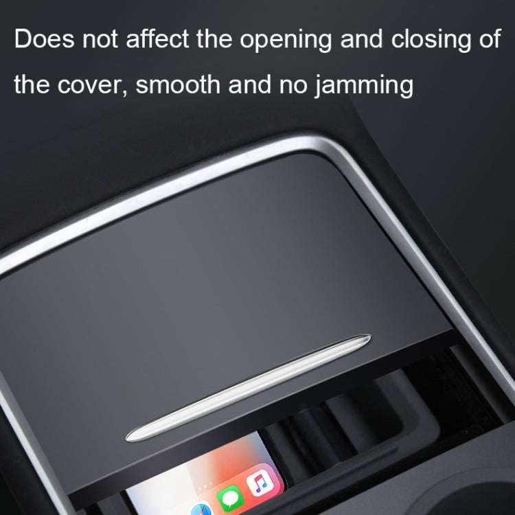 For Tesla Model 3 / Y Center Armrest Storage Box Car Modification Accessories Central Storage Box...