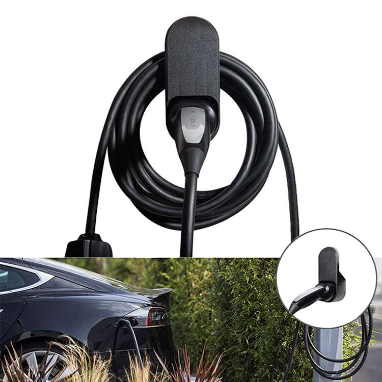 For Tesla Model 3 / X / S / Y Car Charger Wall Storage Bracket(EU Plug)