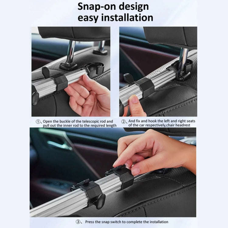 3 in 1 Car Mobile Phone Holder Computer Holder Universal Aluminum Tube With Hook