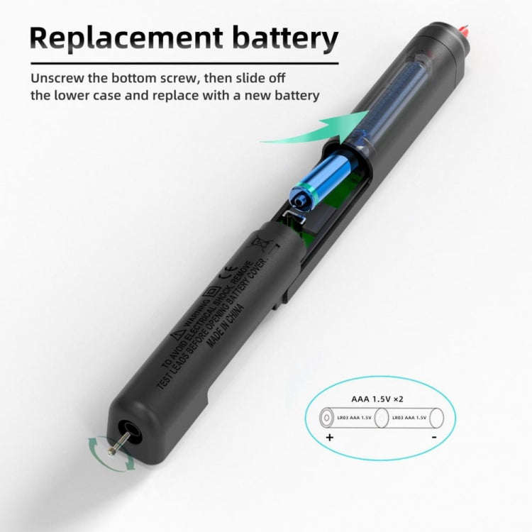 BSIDE Z5 Smart Pen Multimeter Backlight LCD 6000 Counts Auto Voltage Detector