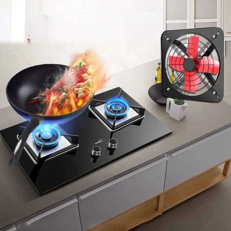 10 -inch Single Grilles Kitchen Exhaust Fan Wall Window Fan High Power Industrial Extractor Fume ...