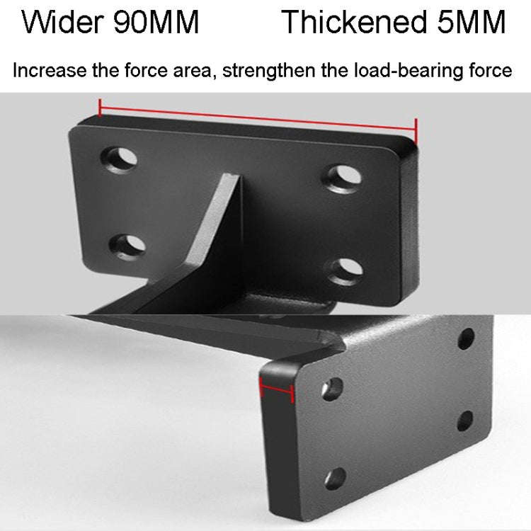 18 inch 5mm T Type Heavy Duty Bracket Concealed Load-Bearing Laminate Support Bracket
